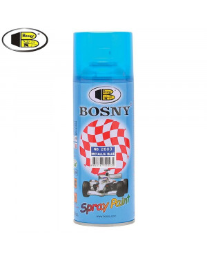 Bosny Spray Paints Metallic Blue-400cc