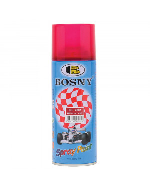 Bosny Spray Paints Metallic Red-400cc