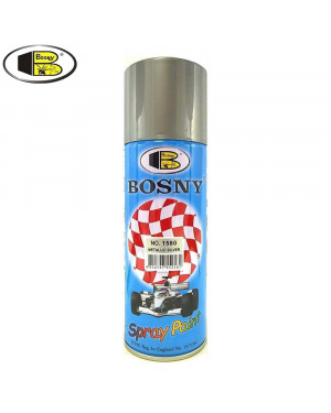 Bosny Spray Paints Metallic Silver-400Cc
