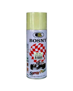 Bosny Spray Paints Vespa White-400cc