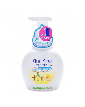 Kirei Kirei Lion AntiBacterial Foaming Hand Soap Natural Citrus 250ml