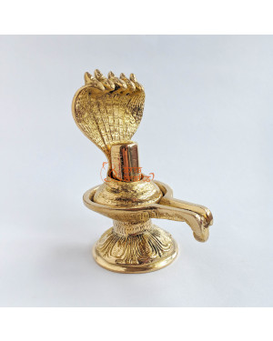 Axia Krafts Brass Shiva Linga 6.1" | Statue | Worship