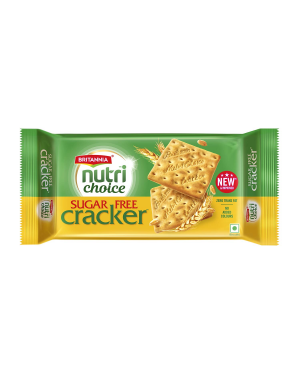 Britannia NutriChoice Sugar Free Cracker Biscuits Pouch, 300 g
