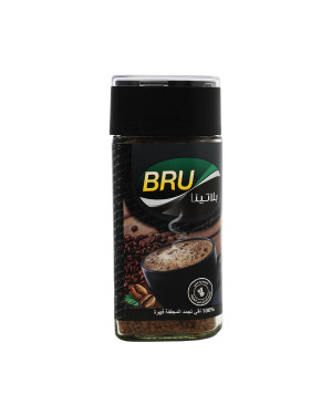 Bru Platina 100%Pure Freeze Dried Coffee 75Gm