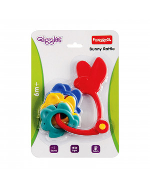 Funskool Bunny Rattle-Multicolour