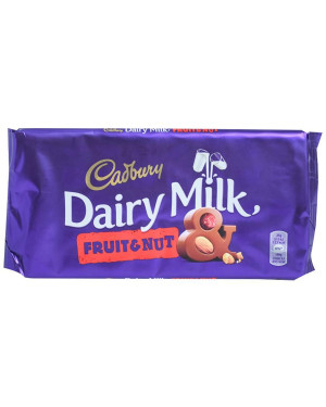 Cadbury Dairy Milk Fruit & Nut 110gm