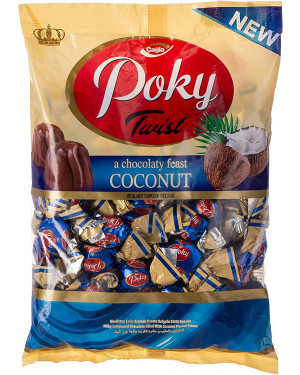 Cagla Poky Twist Coconut Milky Compound Chocolate 1KG