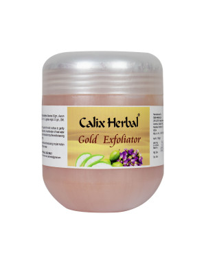 Calix Herbal Gold Exfoliator for Skin Exfoliation and Brightening Exfoliator 500 gm