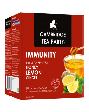Cambridge Tea Party CTP Immunity, Honey Lemon Ginger, 10 Tea Bags