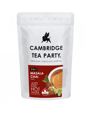 Cambridge Tea Party Instant Tea Masala Chai with Adrak Elaichi, 3 in 1 Premix Powder 1kg