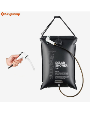 Kingcamp Camping Shower Bag 20l Portable Sunlight Heating Built In Thermometer Travel Shower Bag For Camping Hiking Beach