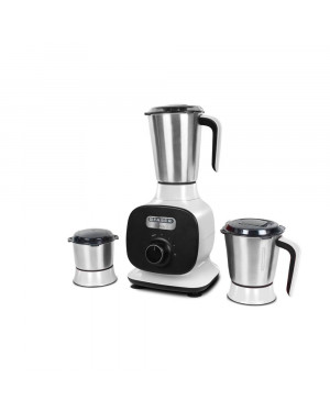Faber FMG Candy 800 3J 800WJuicer Mixer Grinder with 3 Stainless Steel Jar (White)