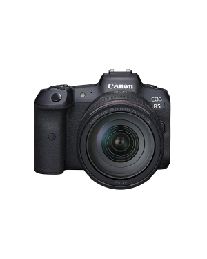 Canon Camera - EOS R5 Full Frame Mirrorless Camera + RF 24-105mm F4 L is USM Lens Kit, Black (4147C013)
