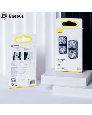 Baseus 2pcs 6 LEDs Car Openning Door Warning Light Safety Anti-collision Flash Lights