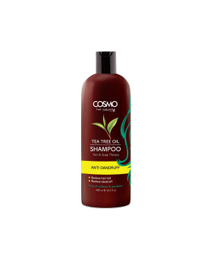Cosmo Tea Tree Oil Anti Dandruff Shampoo (Sulfates & Paraben free) 480ml 