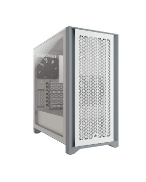 Corsair 4000D Airflow Tempered Glass Mid-Tower ATX Computer Case/Gaming Cabinet - White - CC-9011201-WW