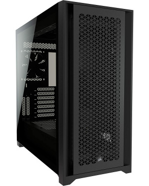 Corsair 5000D Airflow Tempered Glass Mid-Tower ATX Computer Case/Gaming Cabinet - Black - CC-9011210-WW