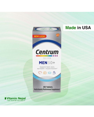 Centrum Silver 50+ Men’s Multivitamin Supplement – 65 Tablets