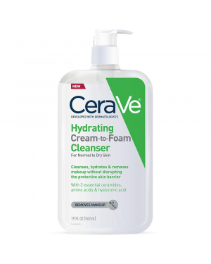 Cerave Hydrating Cream-To-Foam Cleanser 355ml