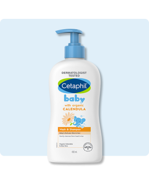 Cetaphil Baby Wash & Shampoo With Organic 400ml