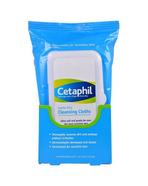 Cetaphil Gentle Skin Cleansing Cloths 25 pieces