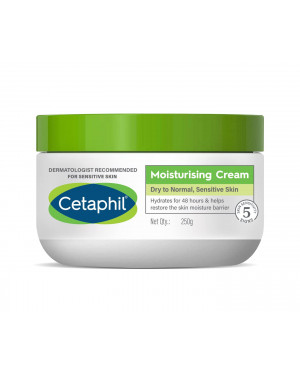 Cetaphil Moisturizing Cream - For Face & Body -For Dry To Normal Skin - 250 gm