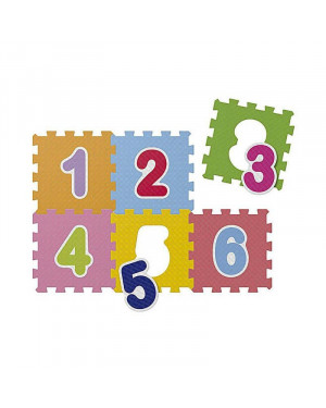 Chicco Puzzle Matten Teppich Zahlen 6-teilig