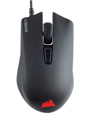 Corsair Harpoon PRO RGB, FPS/MOBA Optical Gaming Mouse (12000 DPI Optical Sensor, Lightweight, 6 Programmable Buttons, RGB Multi-Colour Backlighting) - Black