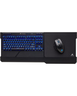 Corsair K63 Wireless Mechanical Keyboard & Gaming Lapboard Combo - Game Comfortably on Your Couch - Backlit Blue Led, Cherry MX Red - Quiet & Linear (CH-9515031-NA)