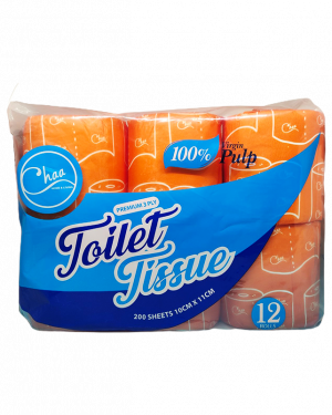 Chaa Toilet Paper Orange 12 Roll