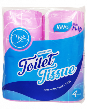 Chaa Toilet Paper Pink 4 Roll