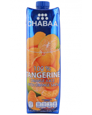 Chabaa 100% Tangerine Orange Juice 1000Ml