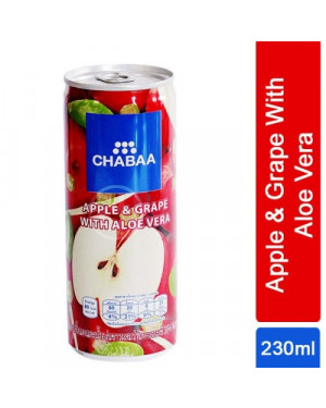 Chabaa Apple & Grape With Aloevera 230Ml