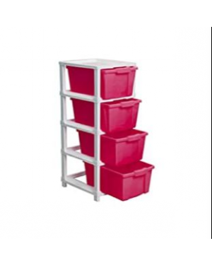 Supreme Chest Trolly(Pink)