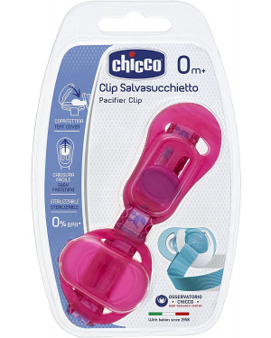 Chicco Clip Pink Pacifier
