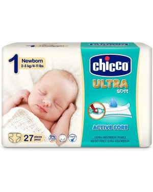 Chicco Ultra Diaper Newborn 27 Pcs