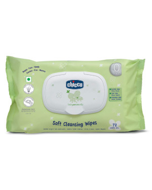 Chicco Baby Moments Soft Cleansing Wipes With Flap Cover - 72 Wipes