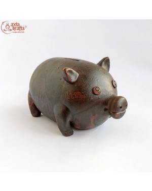 Axia Krafts Clay Piggy Bank | Mato Khutruke