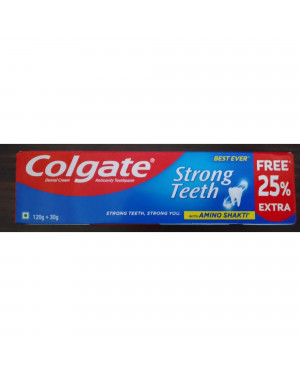 Colgate Dental Cream Strong Teeth Toothpaste (120+30g)