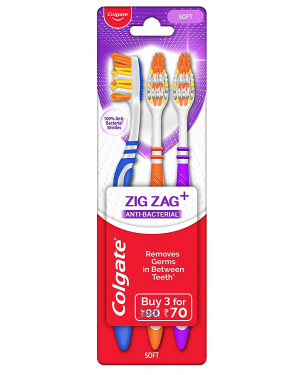 Colgate ZigZag Toothbrush - Soft (Buy 2 Get 1)