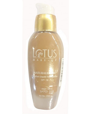 Lotus Naturalblend Comfort Liquid Foundation SPF 20 Sand 310 (Oily Skin) 30ml Pack