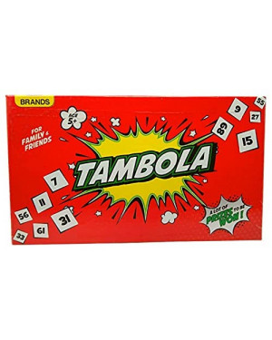Brands Comic Tambola Board Game for Family & Friends Ages 5+, Set Party & Fun Game