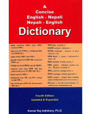 Concise English-Nepali & Nepali-English Dictionary by K. R. Adhikary