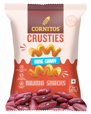 Cornitos Crusties King Curry Rajma Snacks 50g 