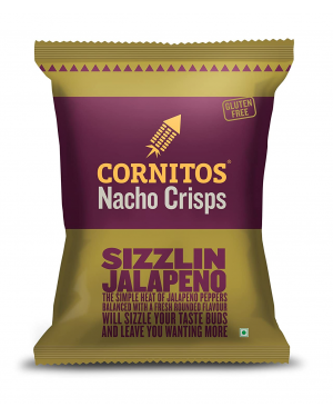 Cornitos Nacho Chips Sizzlin Jalapeno 140g