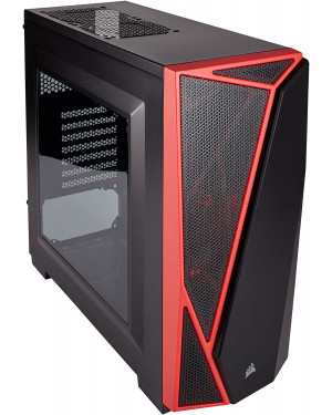 CORSAIR CARBIDE SPEC-04 Mid-Tower Gaming Case- Red - CC-9011107-WW