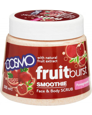 Cosmo Fruit Burst Pomegranate Face And Body Scrub 500ml
