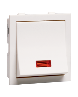 Crabtree Thames 32A DP with Indicator 2M Switch White