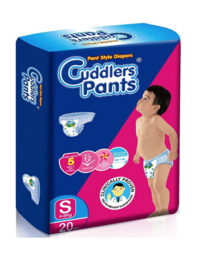 Cuddlers Pants S(4-8Kg) 20Pc