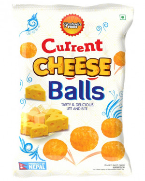 Current Cheese Balls White Pack 60g